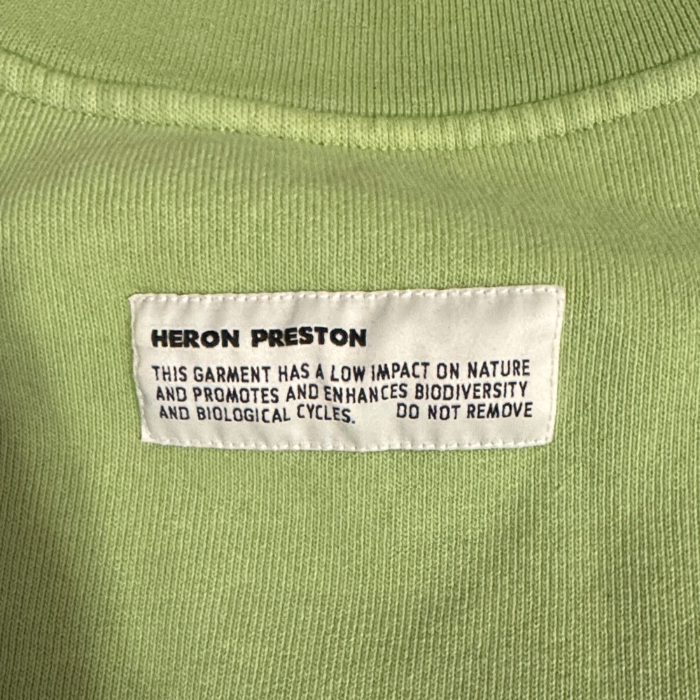 Heron Preston Light Green Garment
